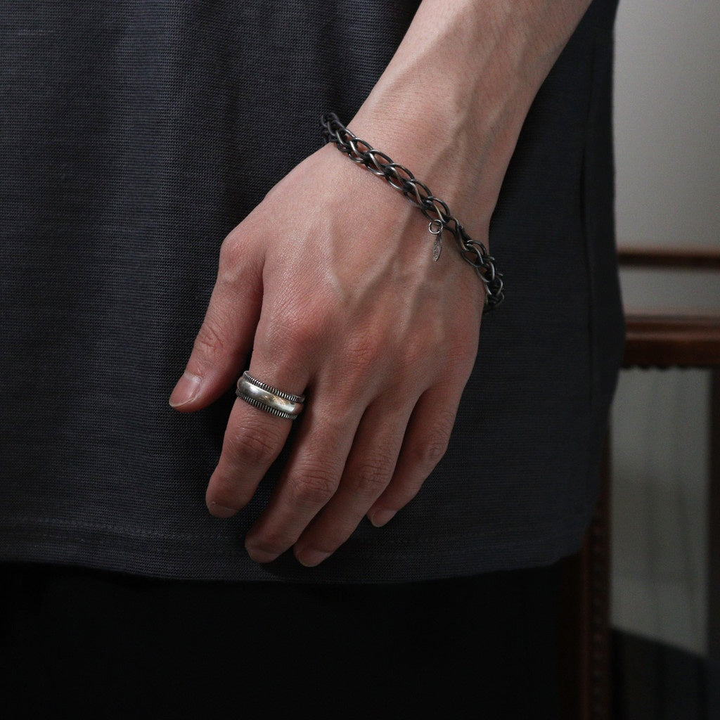 STEVE ARVISO ファイリングエッジ リング #SILVER