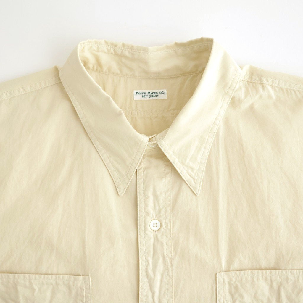 C/L LS WORK SHIRT #PALE YELLOW [PMAV-LS05]
