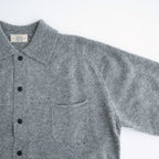 Lightweight All-yak POLO Cardigan #GRAY [NEP-AW2603]