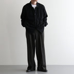 Classic Collared Cardigan #Black [bROOTS26F13]