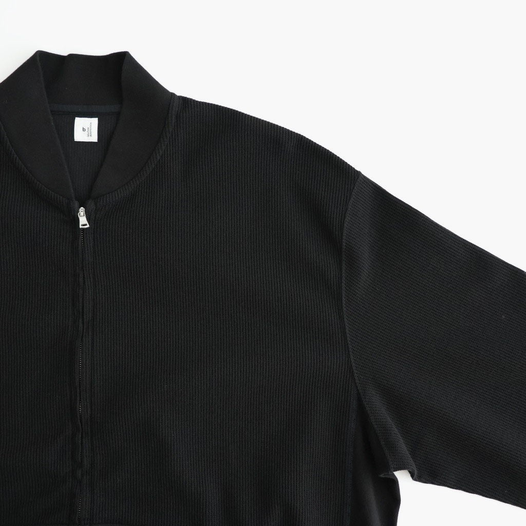 Rough&Smooth Thermal Blouson #Black [bROOTS26F14]