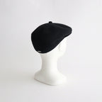 COTTON LINEN HUNTHING CAP - GENTLEMAN #BLACK [V01015]