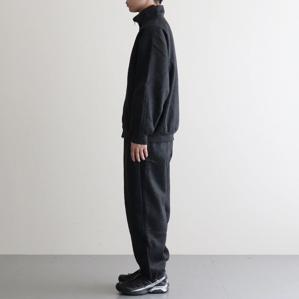 Pe/Silk Fleece Track Pants #HeatherBlack [BHS24F030F25]