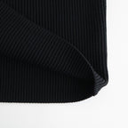 SOLID WOOL RIB CREW NECK #BLACK [BN-25FM-042]