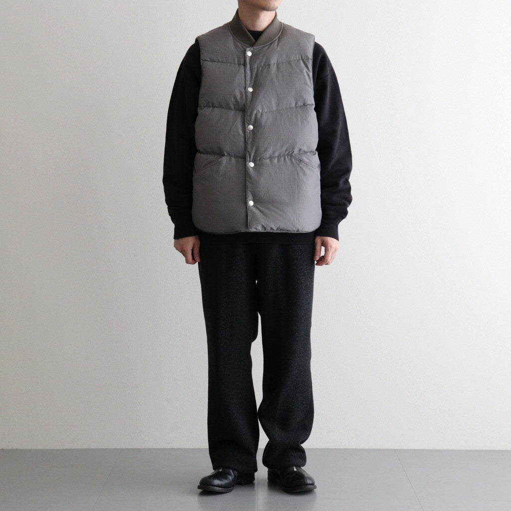 MOUNTAINEER DOWN VEST #D.GRAY [PMAU-VT01]