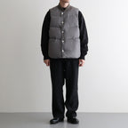MOUNTAINEER DOWN VEST #D.GRAY [PMAU-VT01]