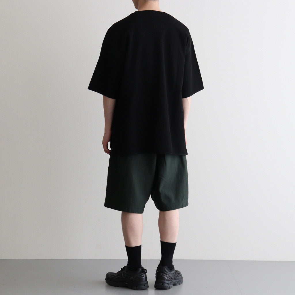 Thin-Sweat Shorts #DarkGreen [bROOTS25S23S26]