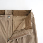 FRONT TUCK ARMY TROUSER #DUNE [252OJ-PT07]