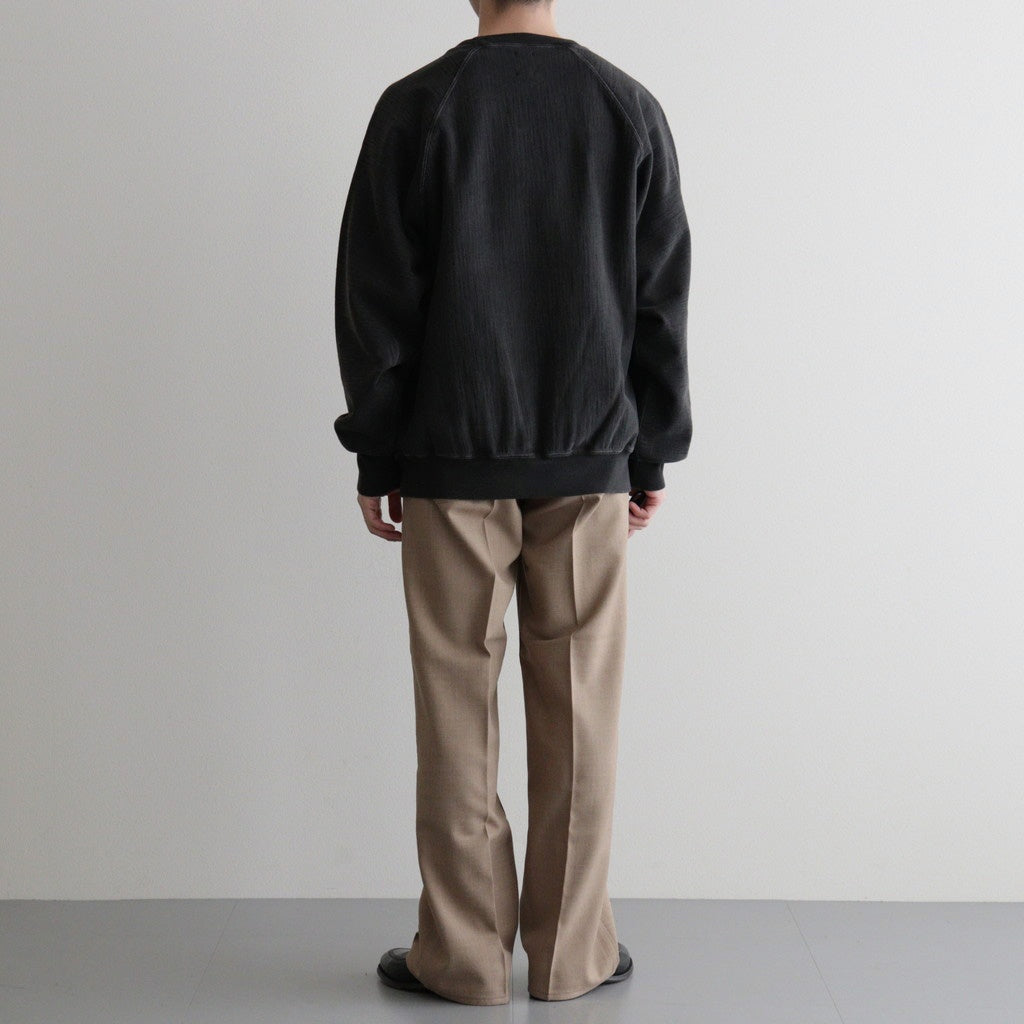 JUMBERCA URAKE FADE COLOR CREW NECK #FADE BLACK [BN-26SM-011]