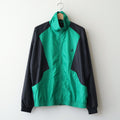 PANEL COLOR TRACK JACKET #BLACK/GRN [DNS26B02]
