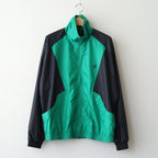 PANEL COLOR TRACK JACKET #BLACK/GRN [DNS26B02]