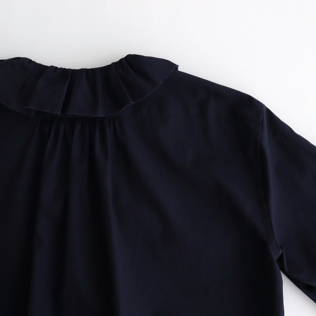 BOURRIENNE COTTON TYPEWRITER RUFFLE BL / NAMI #NAVY [16851 50110]