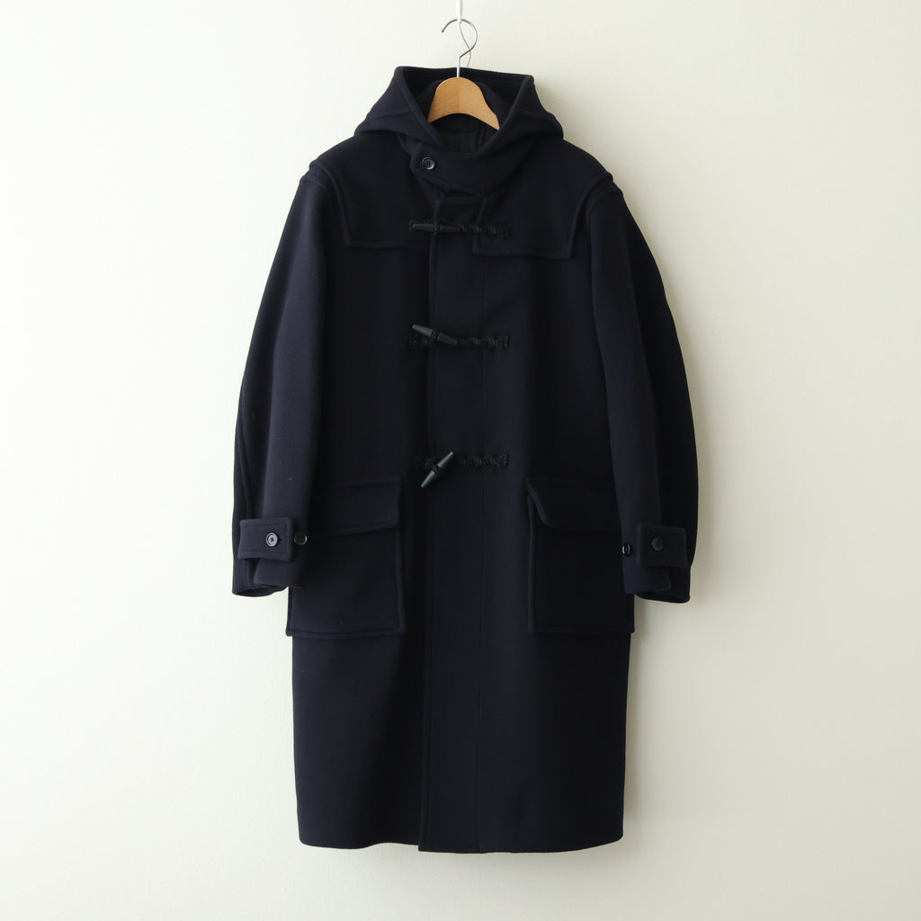 Wool Felton Duffle Coat #DarkNavy×Black-toggle [bROOTS25F2]