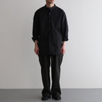 HOPSACK WIDE POCKET TROUSERS #FOREST [PMAT-PT06]