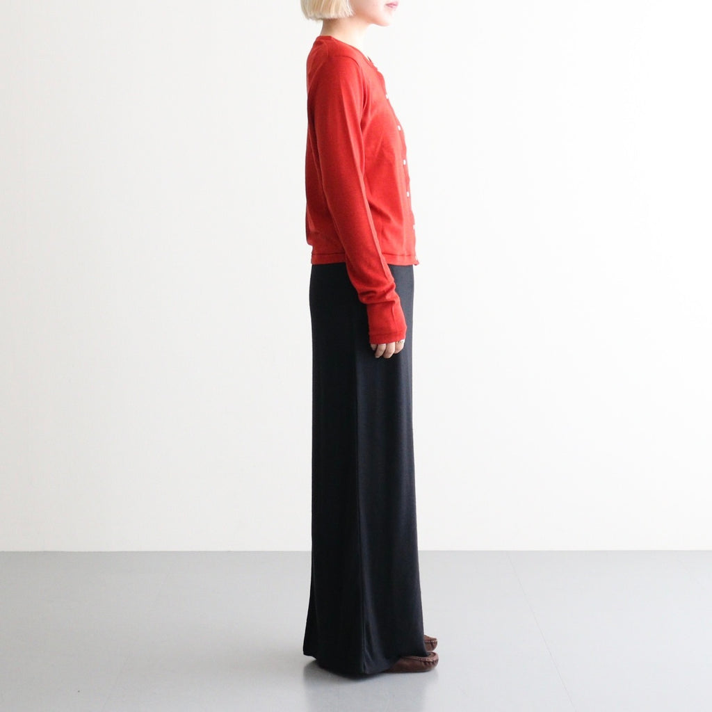 Wool RIB Skirt #Black [BHSW25F4F26]