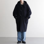 Wool Felton Duffle Coat #DarkNavy×Black-toggle [bROOTS25F2]