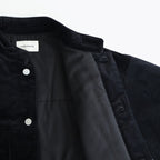 PUFFED MANDARIN COLLAR WORK JACKET #BLACK [A25C13BL01C]