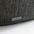LINEN HOUNDSTOOTH CASQUETTE-OLDBOY #IVORY [Y01002]