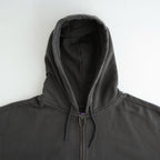 Garment Dyed Field Zip Up Hoodie #Asphalt Gray [N26FH057]
