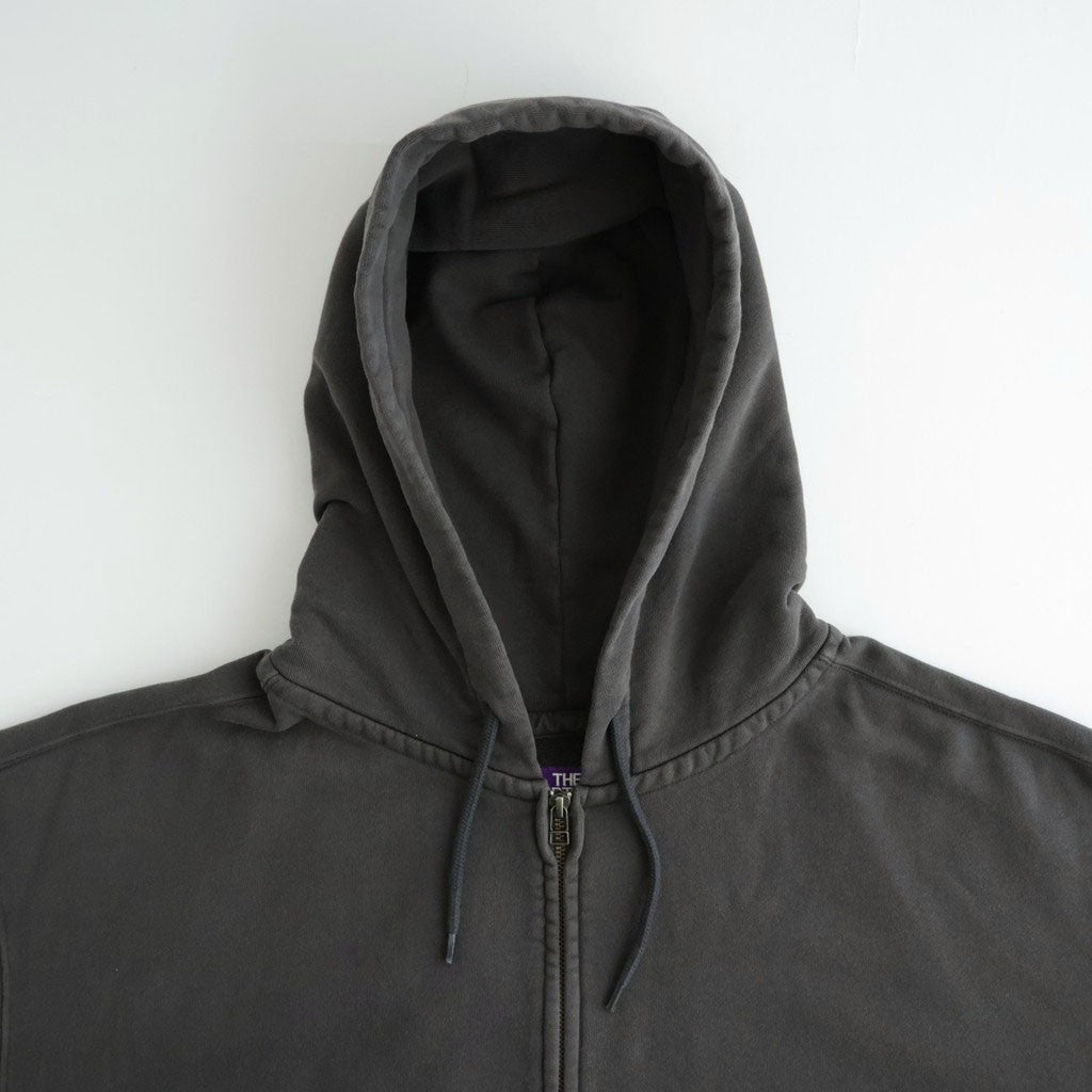 Garment Dyed Field Zip Up Hoodie #Asphalt Gray [N26FH057]