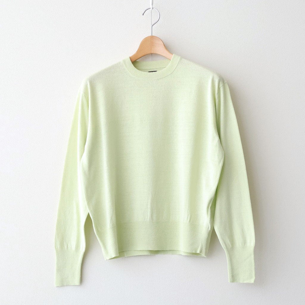 REVIVAL SOFT SILK CREW NECK #MINT [BN-26SL-033]