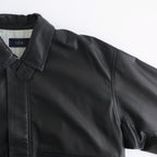 SHEEP LEATHER ZIP BZ #010 RED BLACK [17061 25004]