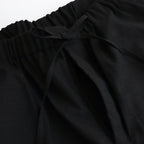 COCOON WIDE EASY PANTS #CHAMBRAY BLACK [M25A12PT01C]