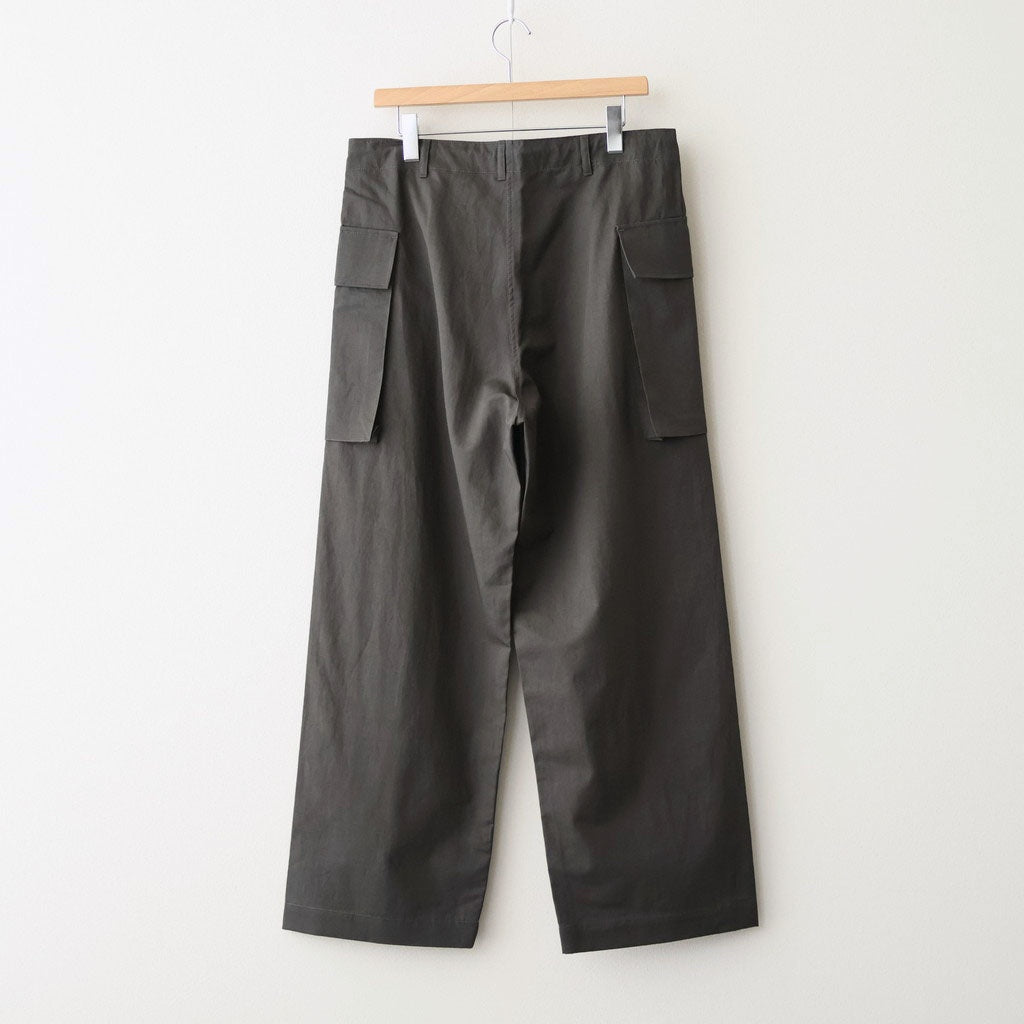 COTTON LINEN M43 TROUSERS #MILITARY GRAY [26S-BIS-PT34]