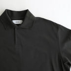 ONE BUTTON POLO S/S TEE #M.GRAY [M25A15CS02B]