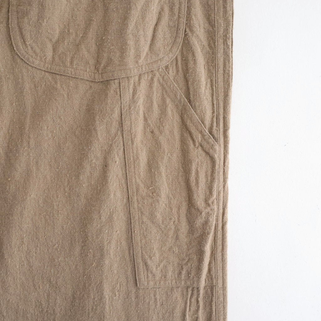 Silk/Cotton Nep Painter Pants #Beige [BHS26S006]