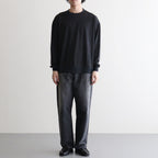 Washable Japanese Merino L/S Tee #CHARCOAL [SM61MC002]