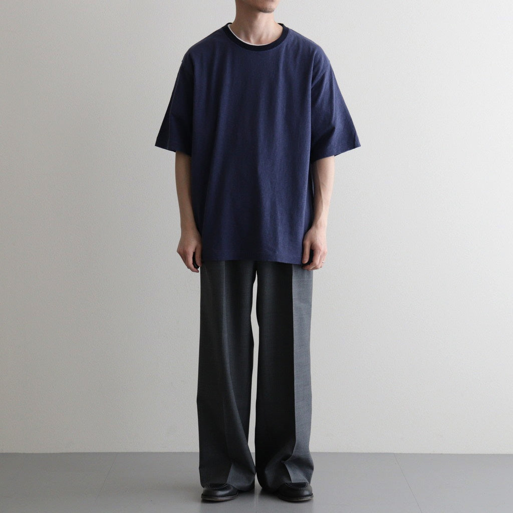Slub Yarn Cotton２pack Tee #Natural×White / Blue×Navy [NEP-SS2611]