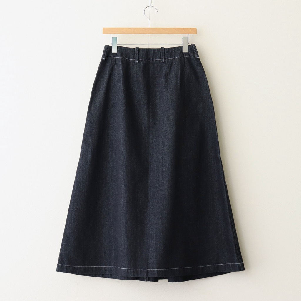 Denim Skirt #Indigo [S25FE070]