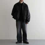 SHEEP LEATHER ZIP BZ #010 RED BLACK [17061 25004]