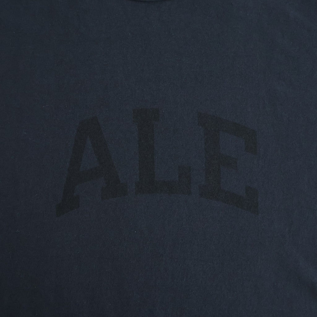 ALE-Y 88/12 Print Tee WIDE #NightBlack×Black-PT [bROOTS25S36S26A]