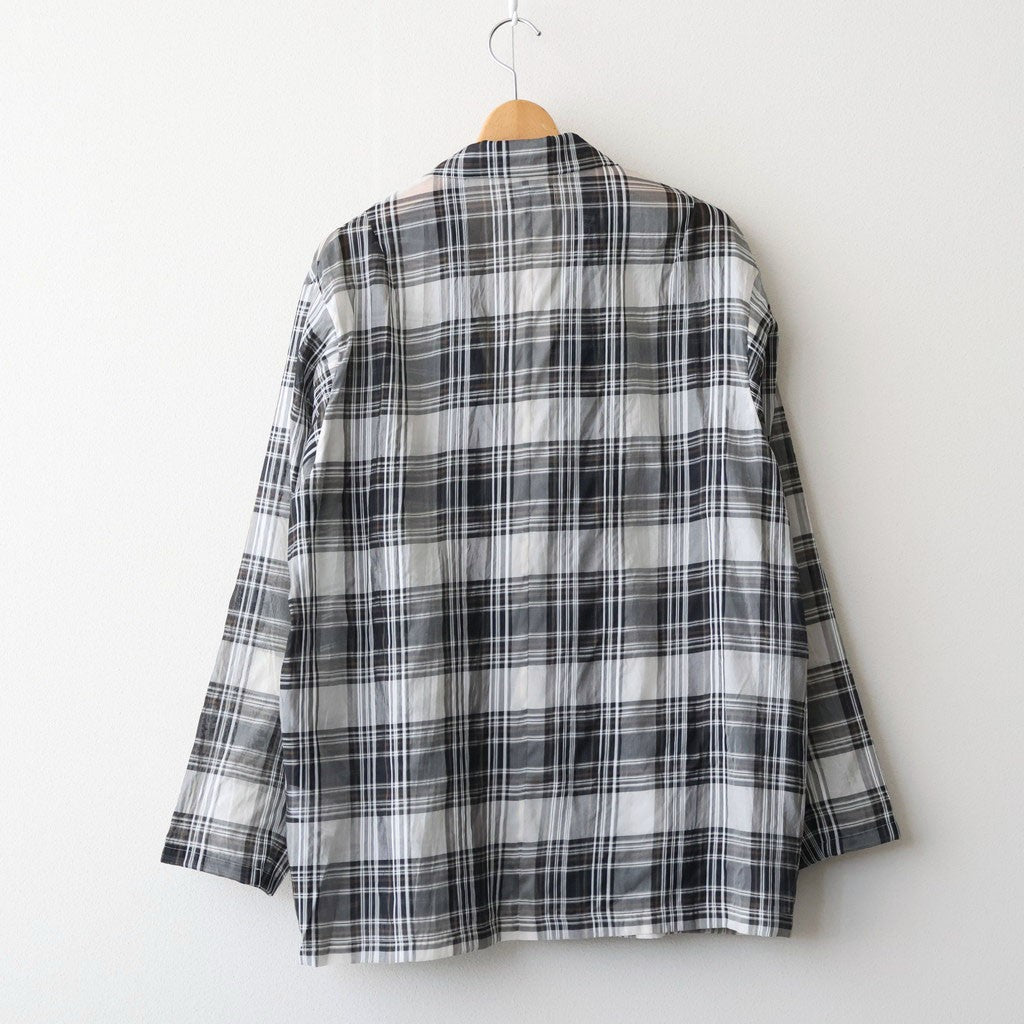 Summer Weight Over Jacket #Check [NEP-SS2641]