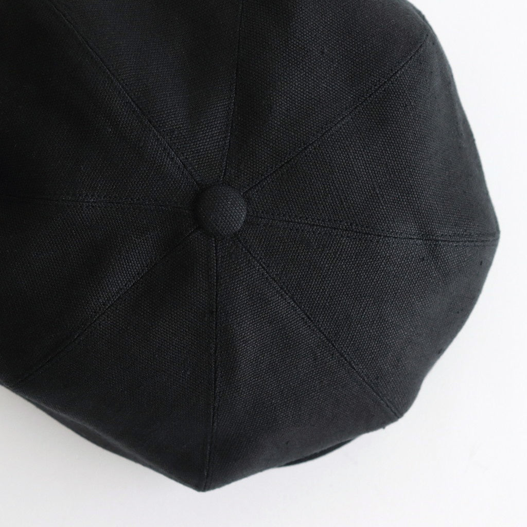HEMP DUCK PEAKED CAP #BLACK [251OJ-HT02]