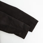 DOUBLE BREASTED JKT #BROWN [SH-62-C-NUBCK-4]