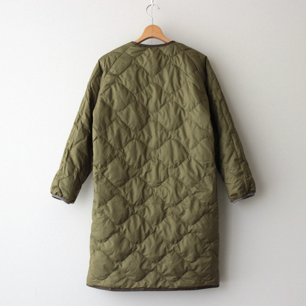 Reversible Down Coat #Khaki Beige [SUBF352]