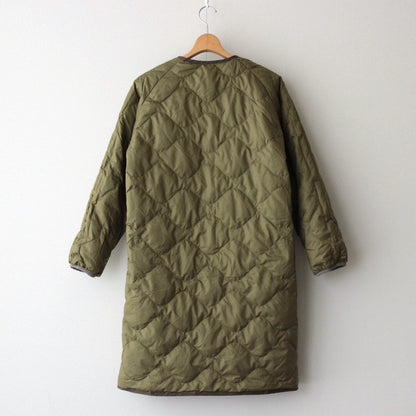 Reversible Down Coat #Khaki Beige [SUBF352]