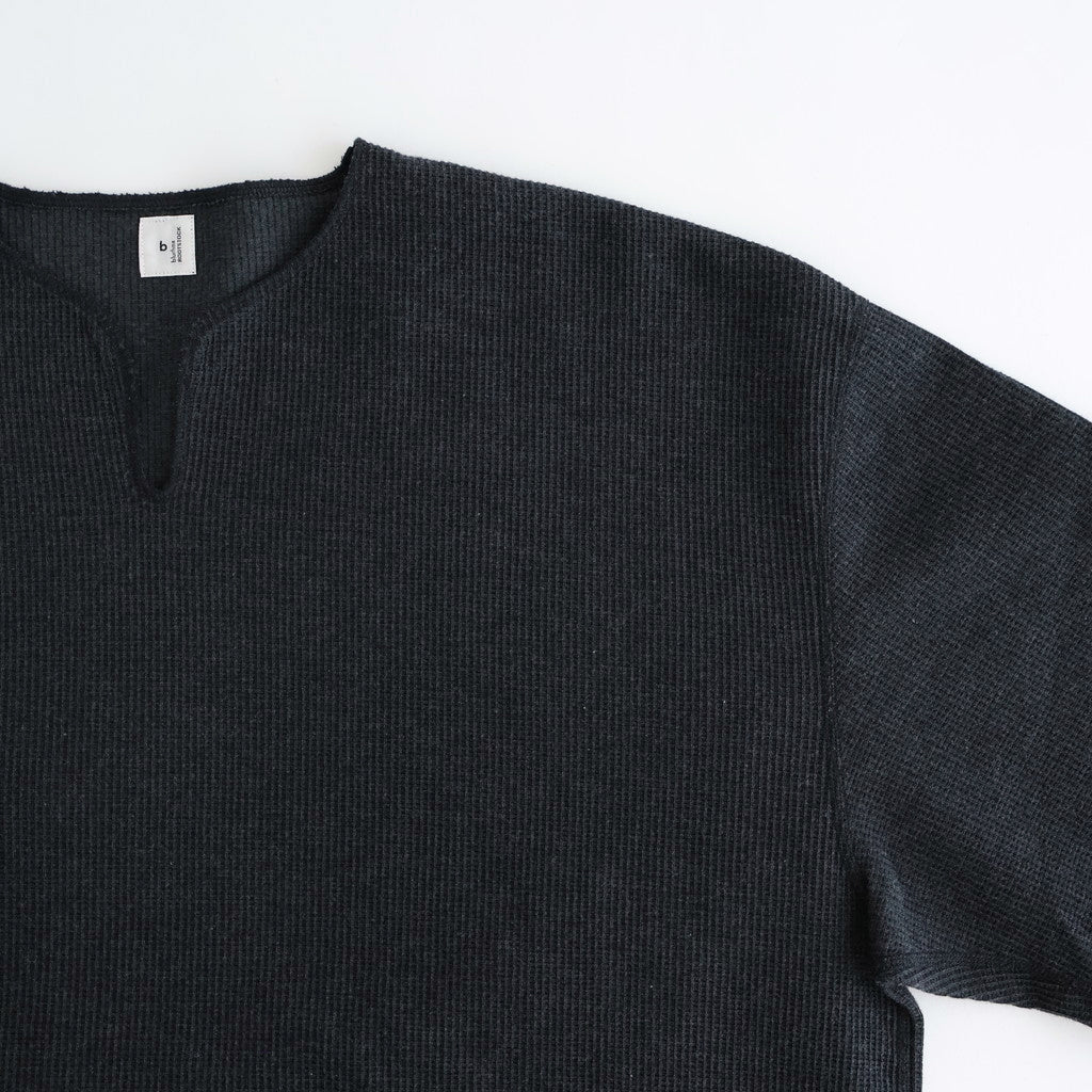 Rough&Smooth Thermal Over NeckL/S #HeatherCharcoal [bROOTS24F30F25]