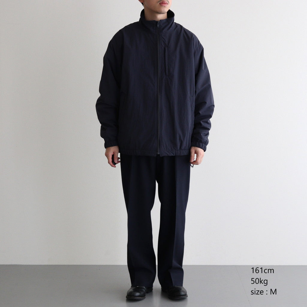 RECYCLE NYLON TAFFETA / RECYCLE POLYESTER FLEECE BZ #NAVY