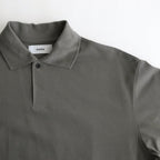 ONE BUTTON POLO S/S TEE #GRAY [M25A15CS02B]