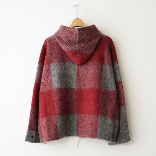 OOAL Mohair Hooded Jacket #Red [S26FA031]