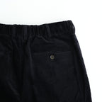 CLASSIC FIT DOUBLE PLEATED TROUSERS #BLACK [A25C13PT02C]