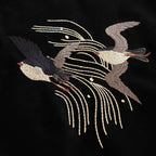 FADED VELVET SOUVENIR JACKET #GRAPHITE [242OJ-JK15]