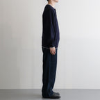 Cashmere Henleyneck - Diffusion Exclusive #Navy×Lt.Gray [NEP-AW2520B]