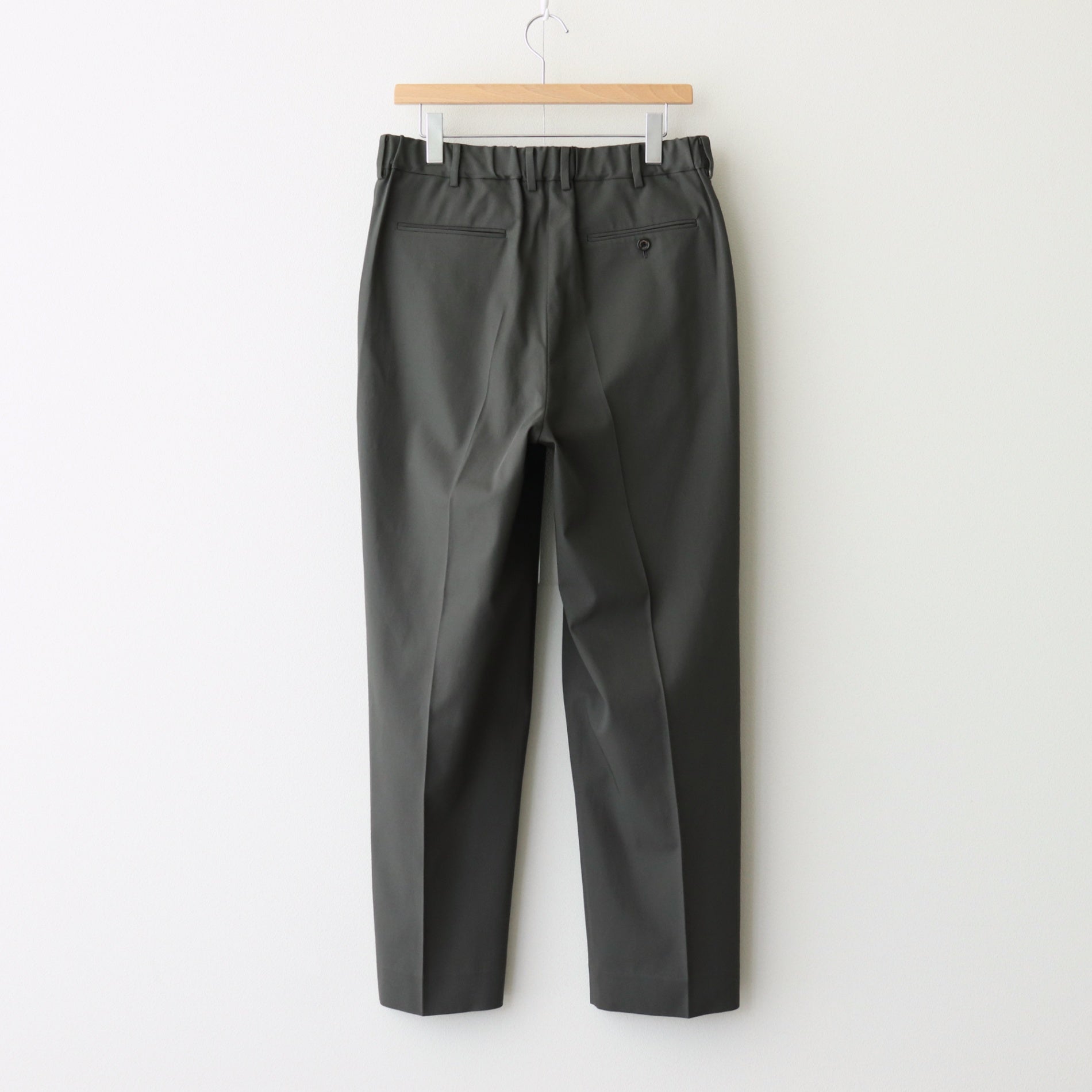 AUさん専用 CLASSIC FIT DOUBLE PLEATED TROUSERS #DARK OLIVE [A25A05PT01C