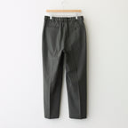 CLASSIC FIT DOUBLE PLEATED TROUSERS #DARK OLIVE [A25A05PT01C]