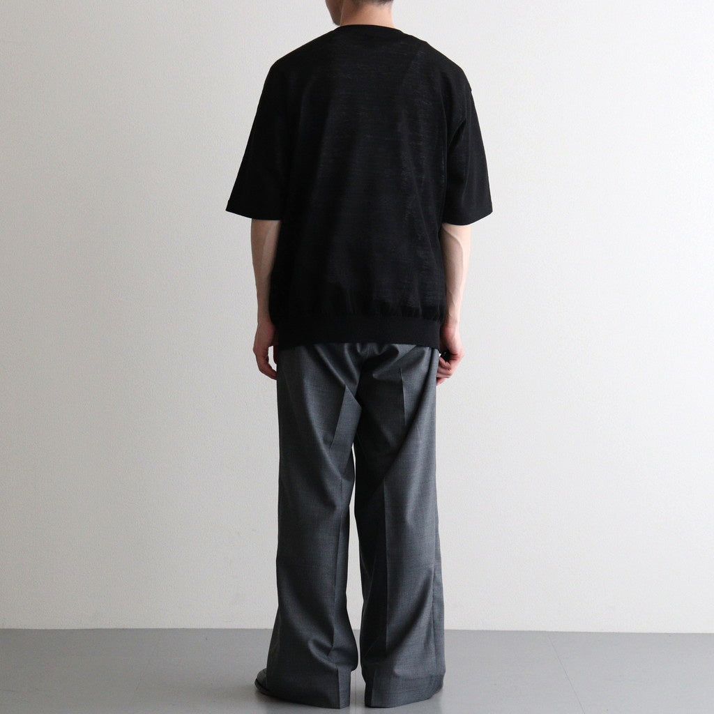 HEMP BROWSING T-SHIRT #BLACK [BN-26SM-079]
